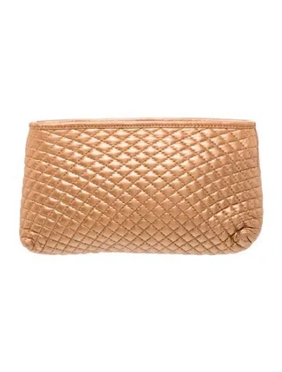 Pre-owned Bally Leather Clutch In Neutrals