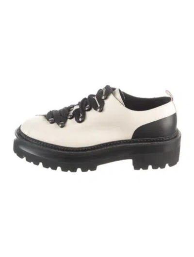 Pre-owned Bally Leather Colorblock Pattern Sneakers In Neutrals