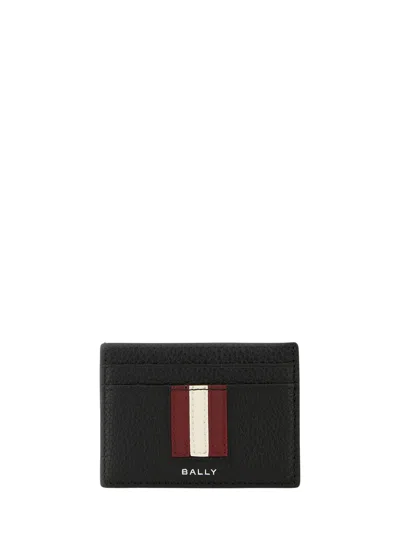 Bally Leather Credit Card Holder In Black
