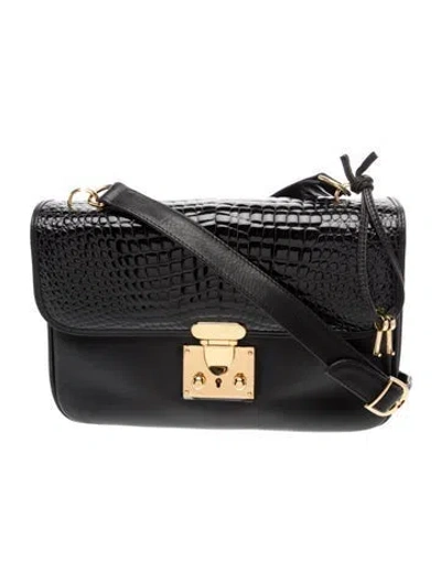 Pre-owned Bally Leather Crossbody Bag In Black