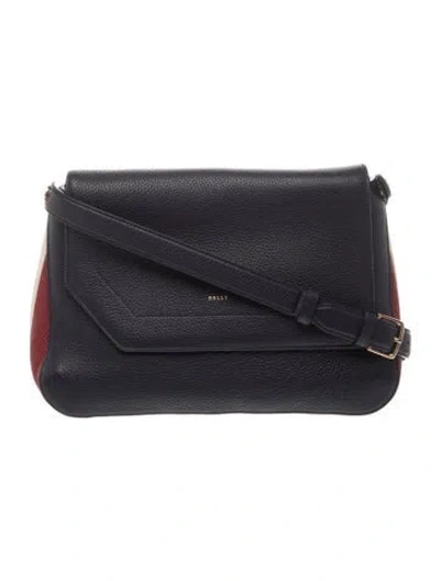 Pre-owned Bally Leather Crossbody Bag In Black