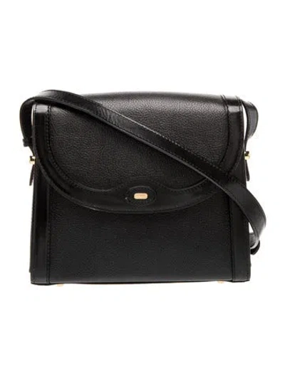 Pre-owned Bally Leather Crossbody Bag In Black