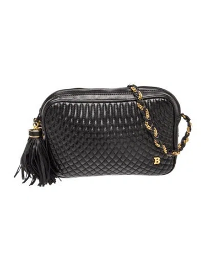 Pre-owned Bally Leather Crossbody Bag In Black