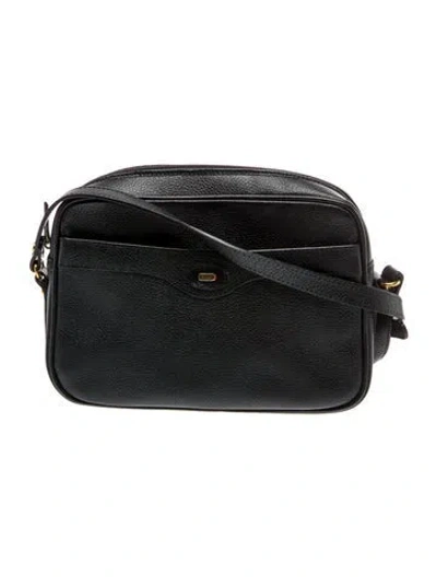 Pre-owned Bally Leather Crossbody Bag In Black