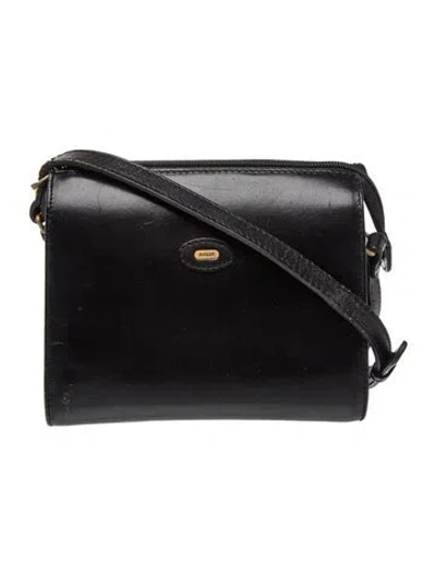 Pre-owned Bally Leather Crossbody Bag In Black