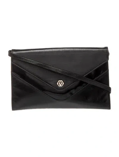 Pre-owned Bally Leather Crossbody Bag In Black