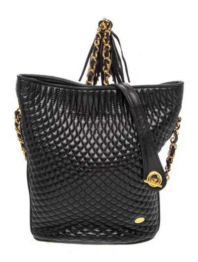 Pre-owned Bally Leather Crossbody Bag In Black