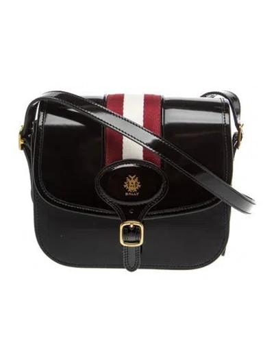 Pre-owned Bally Leather Crossbody Bag In Black