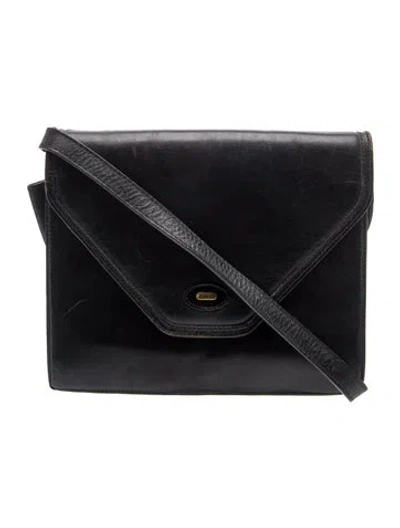 Pre-owned Bally Leather Crossbody Bag In Black