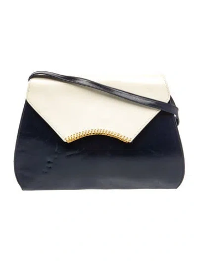 Pre-owned Bally Leather Crossbody Bag In Blue