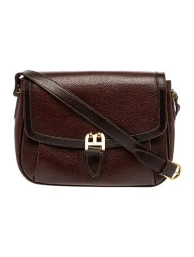 Pre-owned Bally Leather Crossbody Bag In Brown
