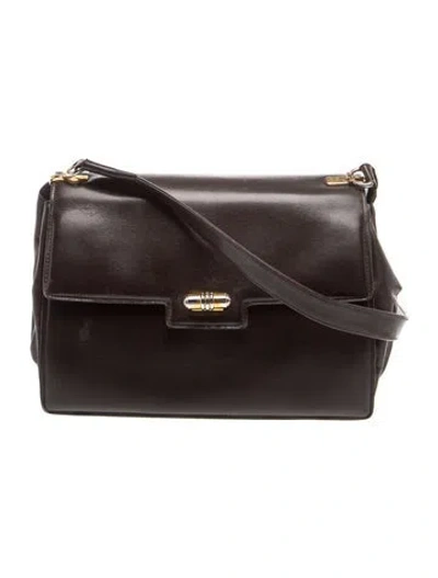 Pre-owned Bally Leather Crossbody Bag In Brown
