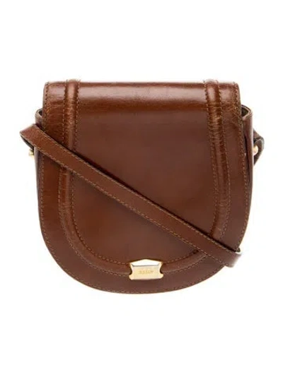 Pre-owned Bally Leather Crossbody Bag In Brown