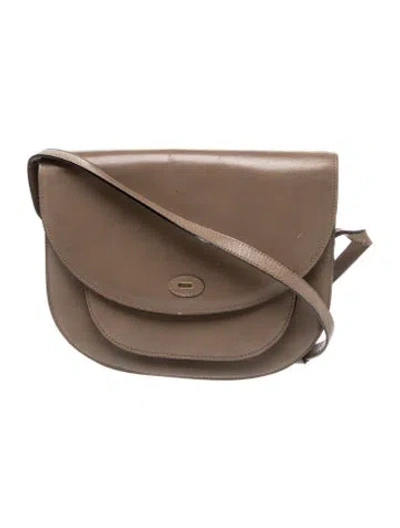 Pre-owned Bally Leather Crossbody Bag In Brown