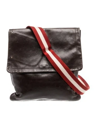 Pre-owned Bally Leather Crossbody Bag In Brown