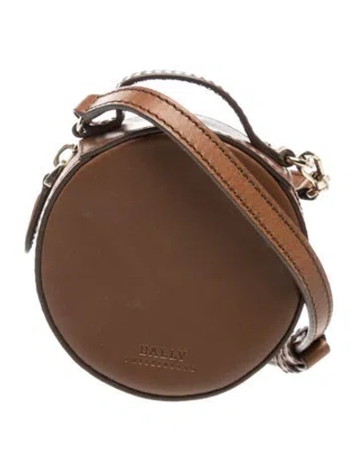 Pre-owned Bally Leather Crossbody Bag In Brown