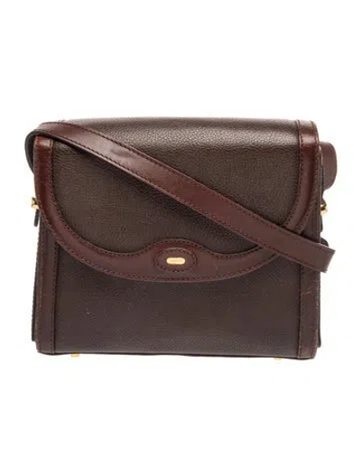 Pre-owned Bally Leather Crossbody Bag In Brown