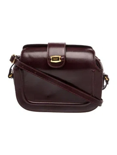 Pre-owned Bally Leather Crossbody Bag In Brown