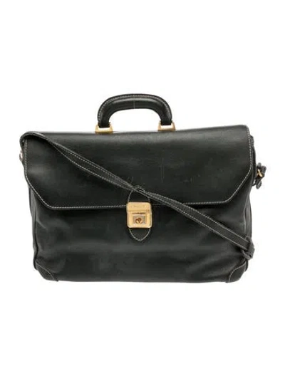 Pre-owned Bally Leather Crossbody Bag In Gray