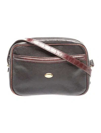 Pre-owned Bally Leather Crossbody Bag In Grey