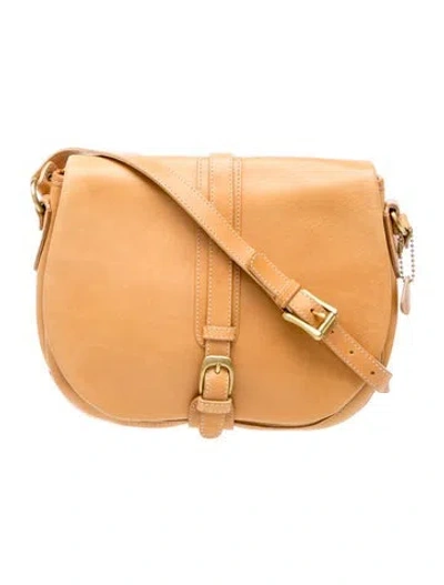 Pre-owned Bally Leather Crossbody Bag In Neutrals