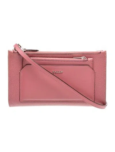 Pre-owned Bally Leather Crossbody Bag In Pink