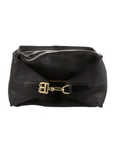 Pre-owned Bally Leather Crossbody Bag Vintage In Black