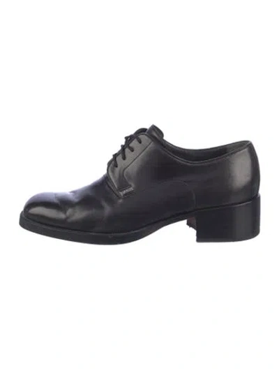 Pre-owned Bally Leather Derby Shoes In Blue