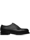 Bally Derby-schuhe Aus Leder In Schwarz