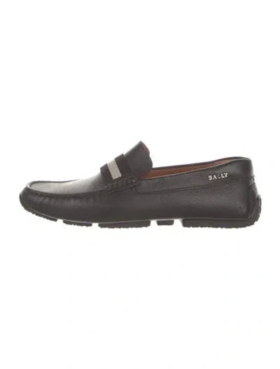 Pre-owned Bally Leather Drivers In Brown
