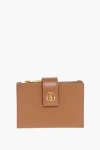 Bally Leather Emblem Accordion Wallet With Chain Grösse Unica