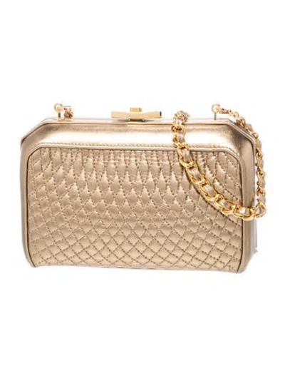 Pre-owned Bally Leather Evening Bag In Neutrals