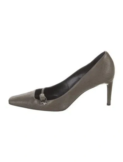 Pre-owned Bally Leather In Grey
