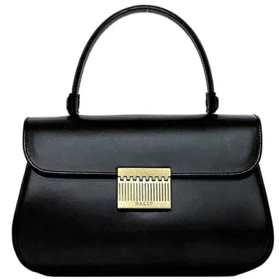 Pre-owned Bally Leather Handbag () In Black
