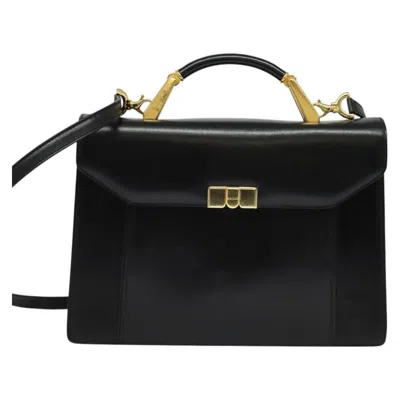 Pre-owned Bally Leather Handbag () In Black