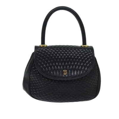Pre-owned Bally Leather Handbag () In Black