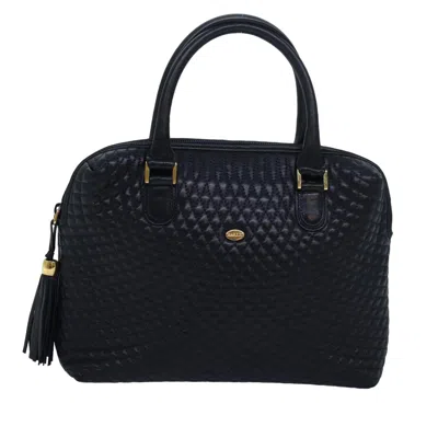 Pre-owned Bally Leather Handbag () In Blue