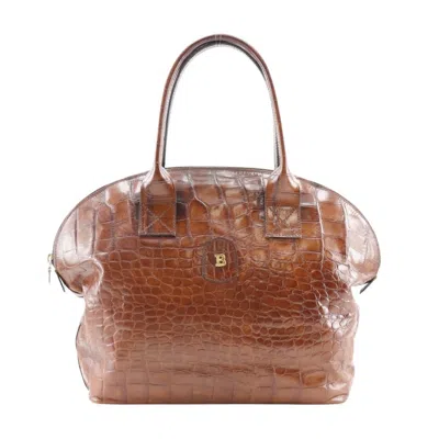 Pre-owned Bally Leather Handbag () In Brown