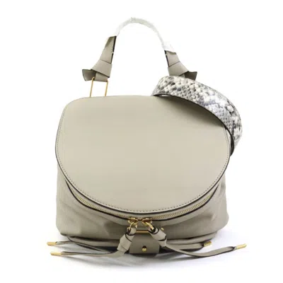 Pre-owned Bally Leather Handbag () In Sand