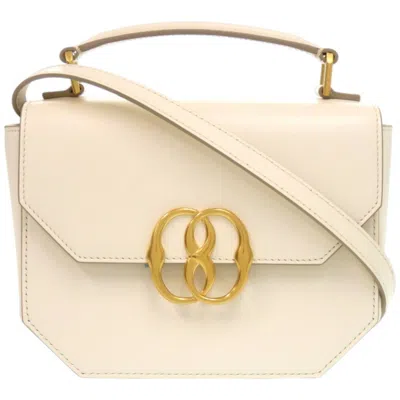 Pre-owned Bally Leather Handbag () In White