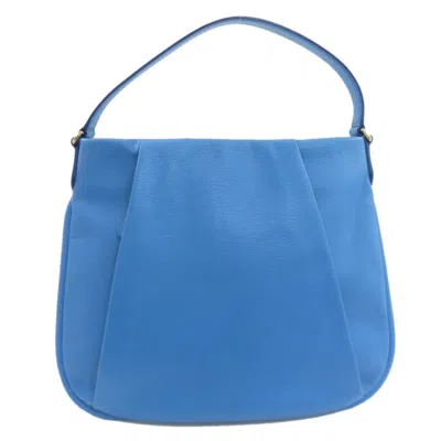 Pre-owned Bally Leather Handbag () In Blue