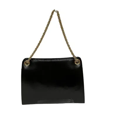 Pre-owned Bally Leather Handbag Shoulder Bag () In Black