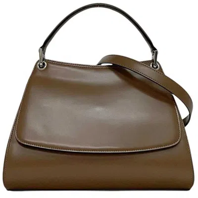 Pre-owned Bally Leather Handbag Shoulder Bag () In Brown