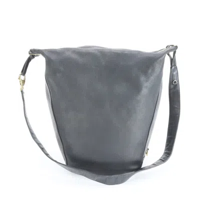Pre-owned Bally Leather Handbag Shoulder Bag Tote Bag () In Black