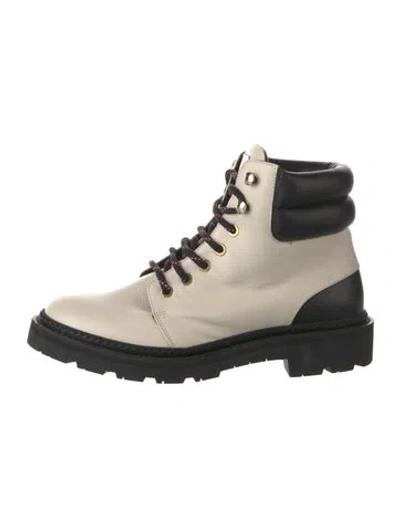 Pre-owned Bally Leather Hiking Boots In Black/neutrals