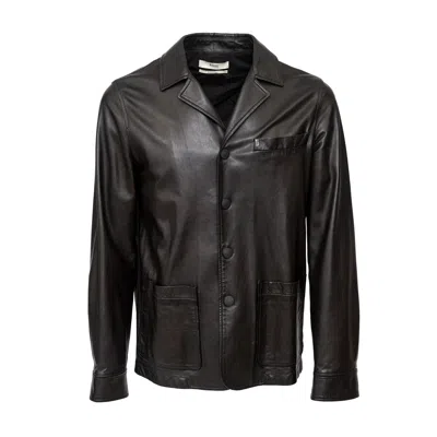 Bally Leather Jacket - '10s In Black