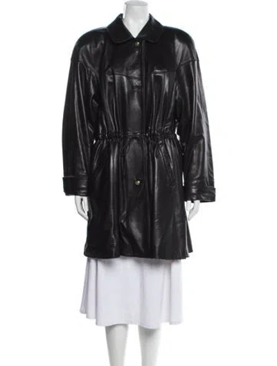 Pre-owned Bally Leather Jacket In Black