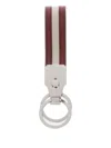 Bally Leather Keyring In Multi