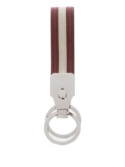 Bally Leather Keyring In Multi