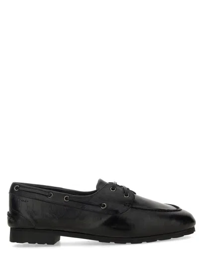 Bally Leather Loafer In Black